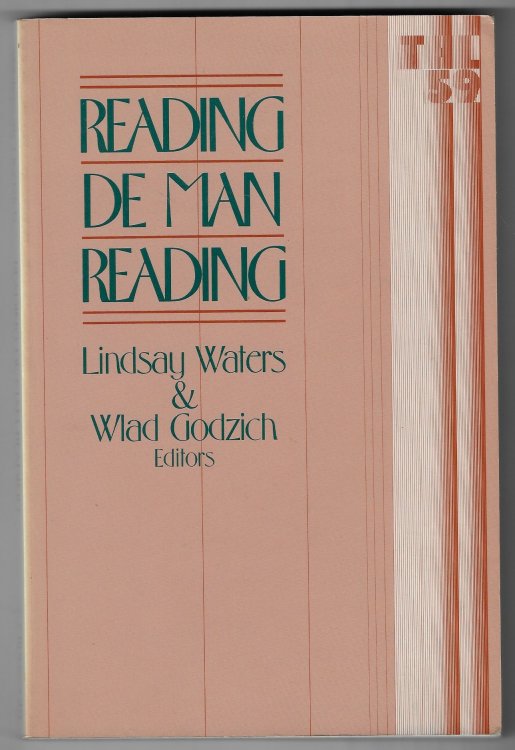 Image for Reading De Man Reading Reading De Man Reading