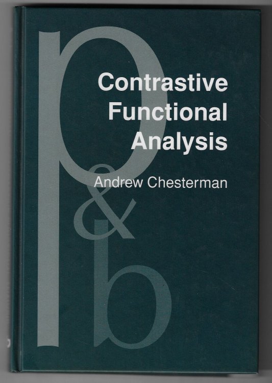 Image for Contrastive Functional Analysis Contrastive Functional Analysis