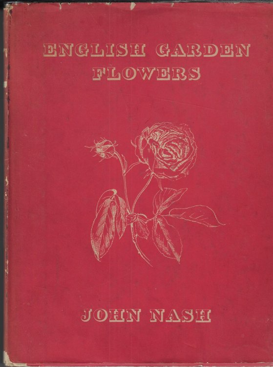 English Garden Flowers [with signed, Christmas card from artist)