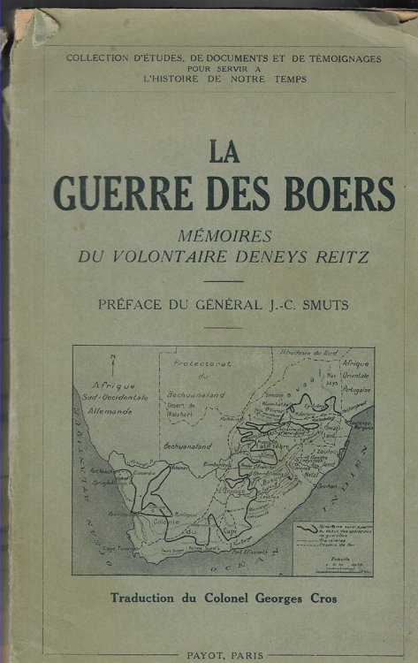 La Guerre des Boers; Memoires du Voluntaire Deneys Reitz