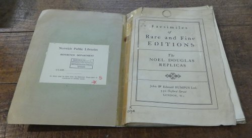 Facsimiles of Rare and Fine Editions The Noel Douglas Replicas