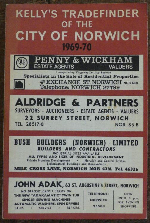 Image for Kelly's Tradefinder of the City of Norwich 1969-70 Kelly's Tradefinder of the City of Norwich 1969-70