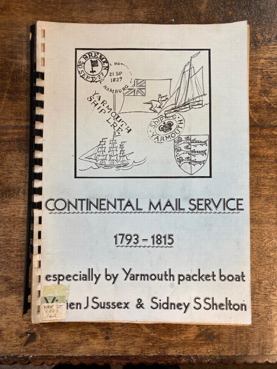 Image for Continental Mail Service 1783-1815 Especially By Yarmouth Packet Boat Continental Mail Service 1783-1815 Especially By Yarmouth Packet Boat