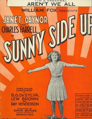 Image for (I'm A Dreamer) Aren't We All, From the Movie Sunny Side Up (I'm A Dreamer) Aren't We All, From the Movie Sunny Side Up