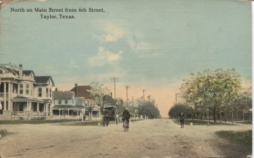 North On Main Street From 6th Street, Taylor, Texas