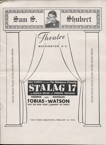Image for Playbill: Stalag 17, A Comedy Melodrama, Two Weeks Beginning February 16, 1953 Playbill: Stalag 17, A Comedy Melodrama, Two Weeks Beginning February 16, 1953