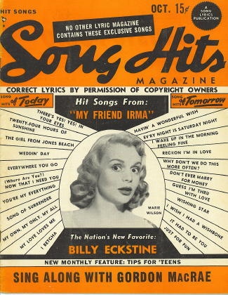 Image for Song Hits: October 1949: Marie Wilson Song Hits: October 1949: Marie Wilson