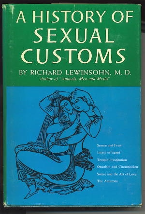 Image for A History Of Sexual Customs A History Of Sexual Customs