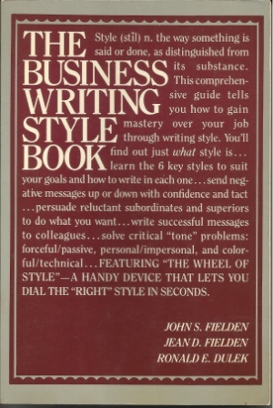Image for The Business Writing Style Book The Business Writing Style Book