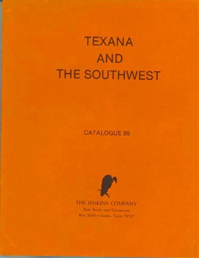 . .Texana And The Southwest, Catalogue 99. . .