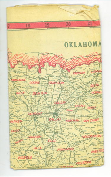 . .A Map Of Texas For The Texas Almanac. . .