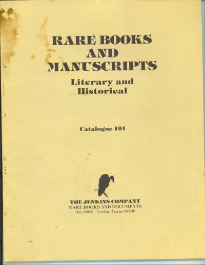 Image for . .Rare Books And Manuscripts, Literary And Historical (catalogue 101) . . . . .Rare Books And Manuscripts, Literary And Historical (catalogue 101) . . .