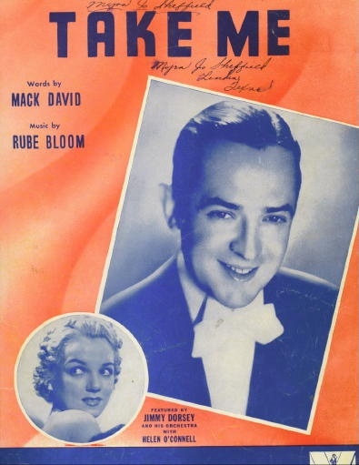 Image for Take Me Featured by Jimmy Dorsey and His Orchestra with Helen O'Connell Take Me Featured by Jimmy Dorsey and His Orchestra with Helen O'Connell