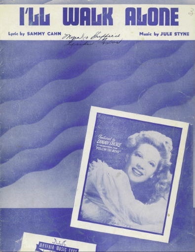 Image for I'll Walk Alone (Featured by Dinah Shore in the Universal Film I'll Walk Alone (Featured by Dinah Shore in the Universal Film