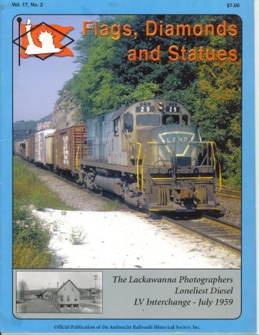 Image for Flags Diamonds And Statues The Lackawanna Photographers Loneliest Diesel LV Interchange--July 1959 Flags Diamonds And Statues The Lackawanna Photographers Loneliest Diesel LV Interchange--July 1959