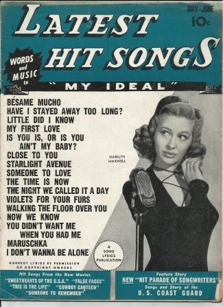 Image for Latest Hit Songs, May - June 1944 Words and Music, Volume 1, Number 9 Latest Hit Songs, May - June 1944 Words and Music, Volume 1, Number 9
