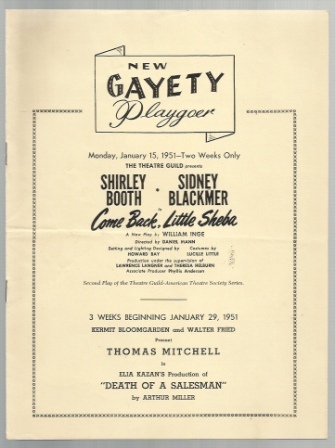 Image for Come Back, Little Sheba Starring Shirley Booth and Sidney Blackmer Come Back, Little Sheba Starring Shirley Booth and Sidney Blackmer