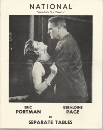 Image for Separate Tables And Table By The Window Stars of Separate Tables Are Eric Portman and Geraldine Page Separate Tables And Table By The Window Stars of Separate Tables Are Eric Portman and Geraldine Page