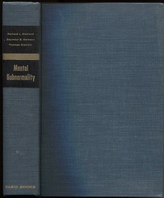 Image for Mental Subnormality Biological, Psychological, and Cultural Factors Mental Subnormality Biological, Psychological, and Cultural Factors