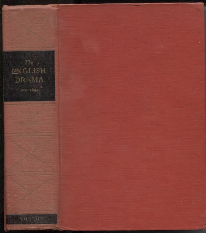 Image for The English Drama; An Anthology, 900-1642 The English Drama; An Anthology, 900-1642