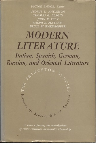 Image for Modern Literature, Vol. 2 Italian, Spanish, German, Russian, and Oriental Literature Modern Literature, Vol. 2 Italian, Spanish, German, Russian, and Oriental Literature