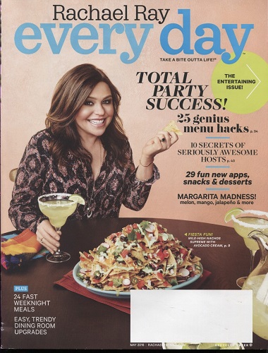 Every Day With Rachael Ray, May 2016 Take a Bite Outta Life, the Party Issue