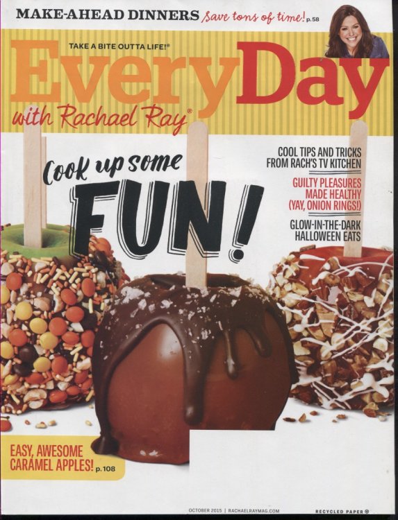 Image for Every Day With Rachael Ray, October 2015 Take a Bite Outta Life Every Day With Rachael Ray, October 2015 Take a Bite Outta Life