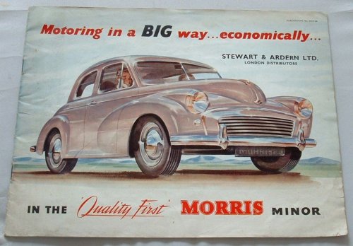 Image for Motoring in a Big Way Economically in the Quality First Morris Minor Brochure Motoring in a Big Way Economically in the Quality First Morris Minor Brochure