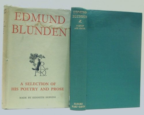 Image for Edmund Blunden. a Seleciton of His Poetry and Prose Edmund Blunden. a Seleciton of His Poetry and Prose