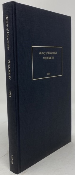 History of Universities: Volume IV