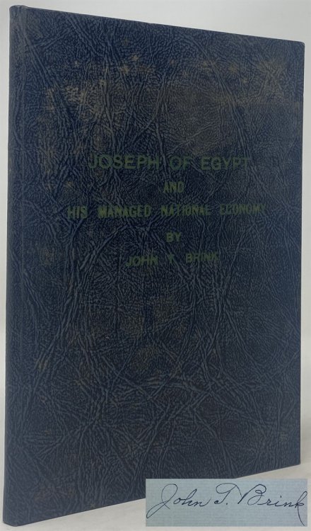 Image for Joseph of Egypt and His Managed National Economy Joseph of Egypt and His Managed National Economy
