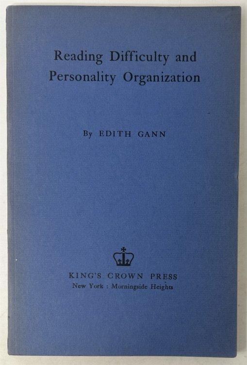 Reading Difficulty and Personality Organization