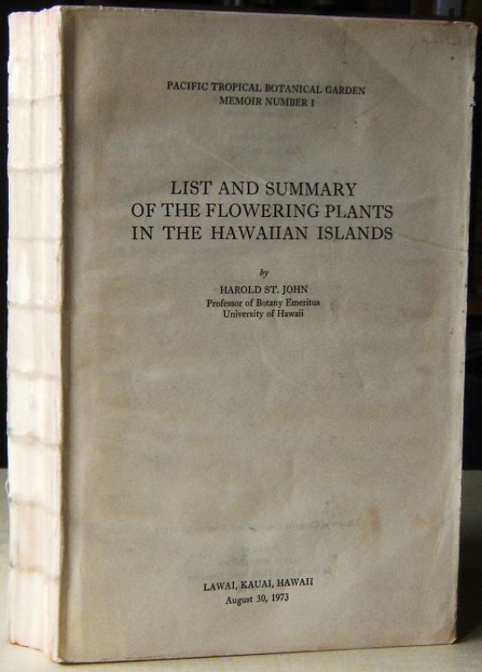 Image for List and Summary of the Flowering Plants in the Hawaiian Islands List and Summary of the Flowering Plants in the Hawaiian Islands