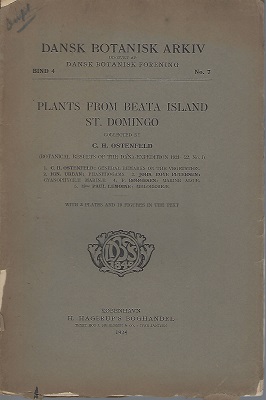 Image for Plants from Beata Island, St Domingo Plants from Beata Island, St Domingo