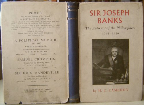 Image for Sir Joseph Banks - the autocrat of philosophers Sir Joseph Banks - the autocrat of philosophers