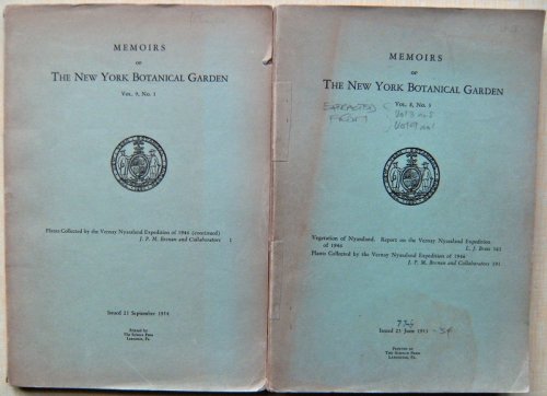 Image for Plants Collected by the Vernay Nyasaland Expedition of 1946 Plants Collected by the Vernay Nyasaland Expedition of 1946