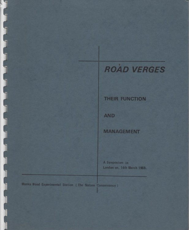 Image for Road Verges - Their Function and Management (Symposium Proceedings) Road Verges - Their Function and Management (Symposium Proceedings)