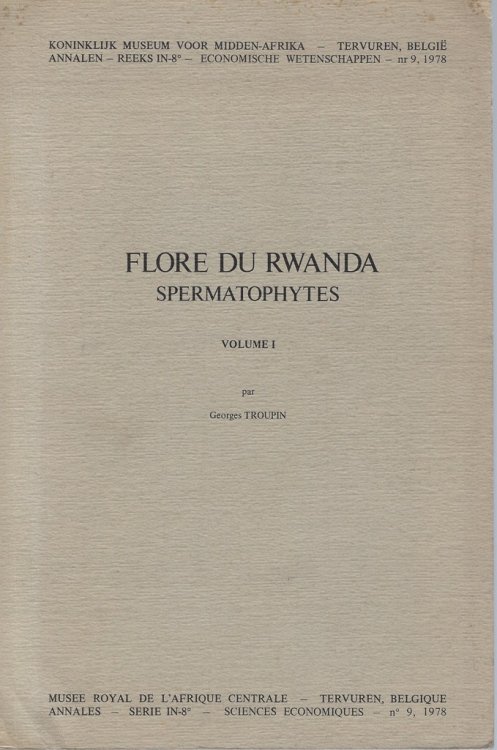 Image for Flore du Rwanda - Spermatophytes Volume 1 Flore du Rwanda - Spermatophytes Volume 1