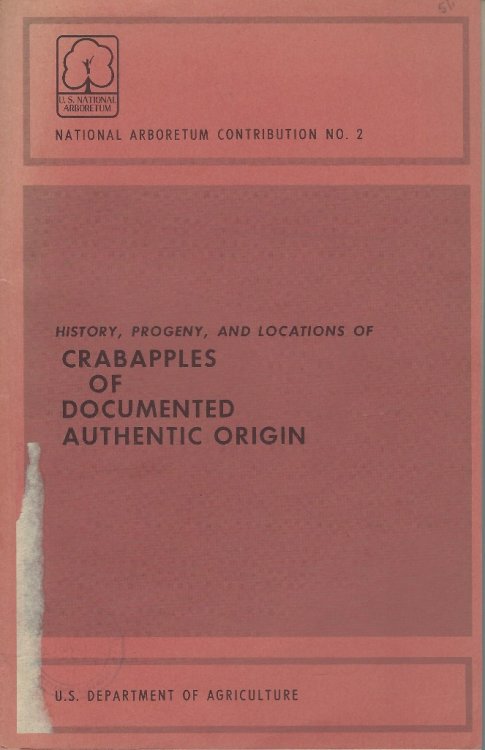 Image for History, Progeny and Locations of Crabapples of Documented Origin History, Progeny and Locations of Crabapples of Documented Origin