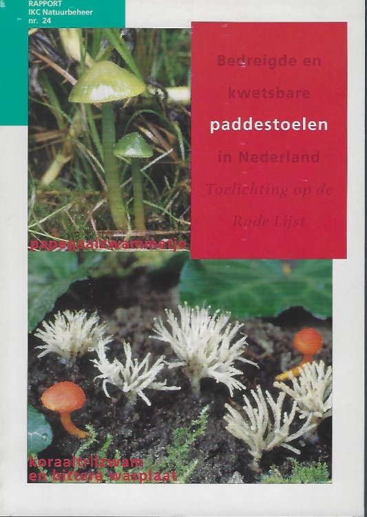 Image for Bedreigde en kwetsbare paddestoelen in Nederland. Toelichting op de Rode Lijst. Bedreigde en kwetsbare paddestoelen in Nederland. Toelichting op de Rode Lijst.