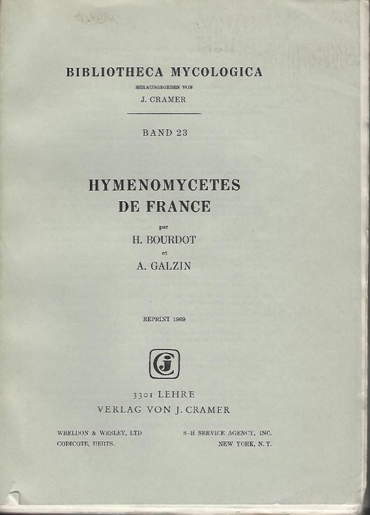 Image for Hymenomycetes de France; Heterobasidies, homobasidies gymnocarpes. Hymenomycetes de France; Heterobasidies, homobasidies gymnocarpes.