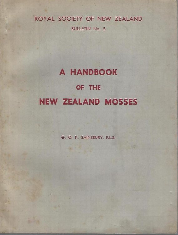 Image for A Handbook of the New Zealand Mosses A Handbook of the New Zealand Mosses