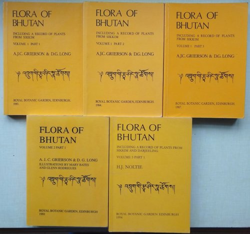 Image for Flora of Bhutan, including a record of plants from Sikkim. Volume 1 parts 1-3; Volume 2 part 1 & Volume 3 part 1 Flora of Bhutan, including a record of plants from Sikkim. Volume 1 parts 1-3; Volume 2 part 1 & Volume 3 part 1