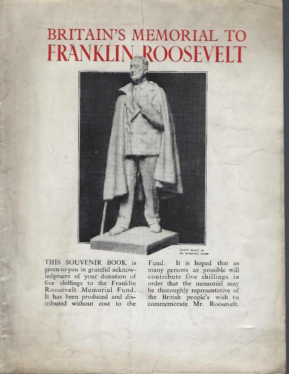 Britain's Memorial to Franklin Roosevelt