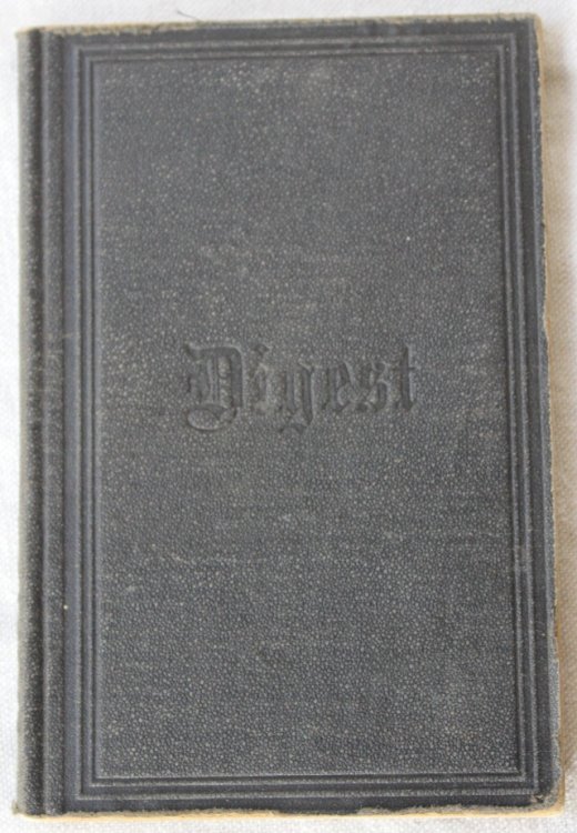 DIGEST of the LAWS AND ENACTMENTS of the NATIONAL GRANGE, including the Decisions of the Masters, Executive Committees, and Court of Appeals From the Organization of the Order to March 1st, 1878. To Which is Appended the Parliamentary Guide, Declaration of Purposes, &c. Issued by Authority of the Na