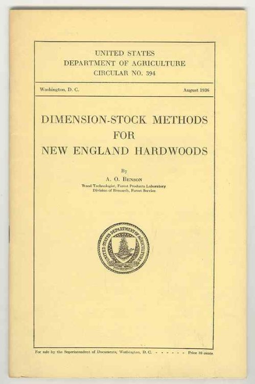 Image for Dimension-Stock Methods for New England Hardwoods Dimension-Stock Methods for New England Hardwoods