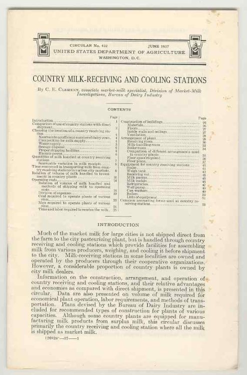 Image for Country Milk-Receiving and Cooling Stations Country Milk-Receiving and Cooling Stations