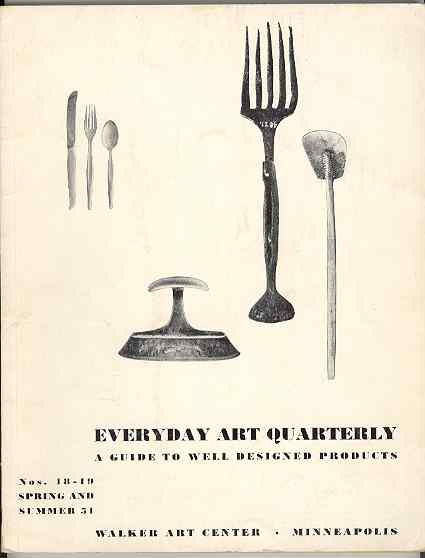 Image for EVERYDAY ART QUARTERLY: A Guide To Well Designed Products (Nos. 18-19, Spring and Summer 1951) EVERYDAY ART QUARTERLY: A Guide To Well Designed Products (Nos. 18-19, Spring and Summer 1951)