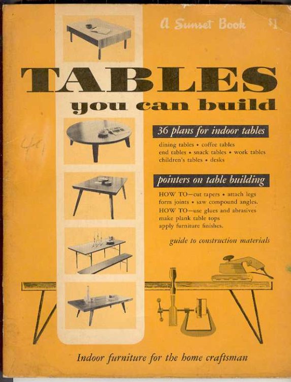 Image for TABLES you can build TABLES you can build