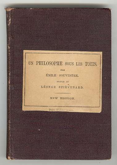 Image for UN PHILOSOPHE SOUS LES TOITS Journal d'un homme heureux UN PHILOSOPHE SOUS LES TOITS Journal d'un homme heureux